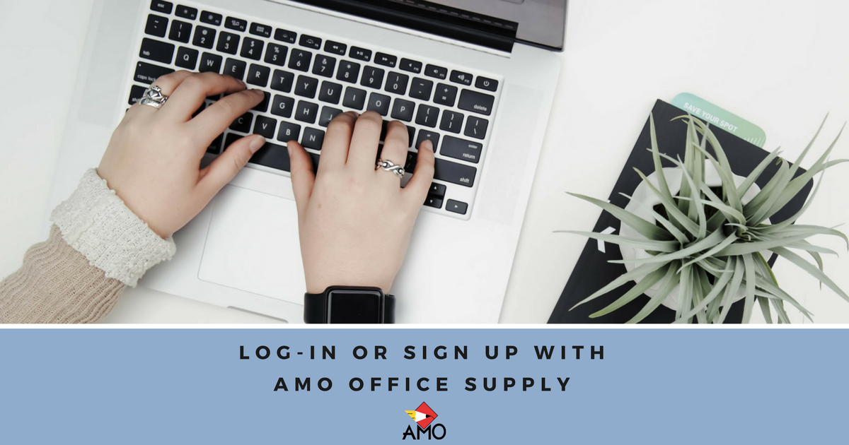 Log-In or Sign Up | AMO Office Supply